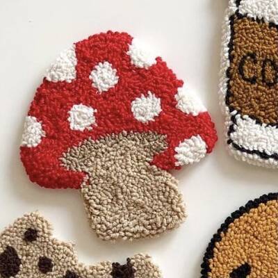 Coaster Punch Embroidery Beginner Kits