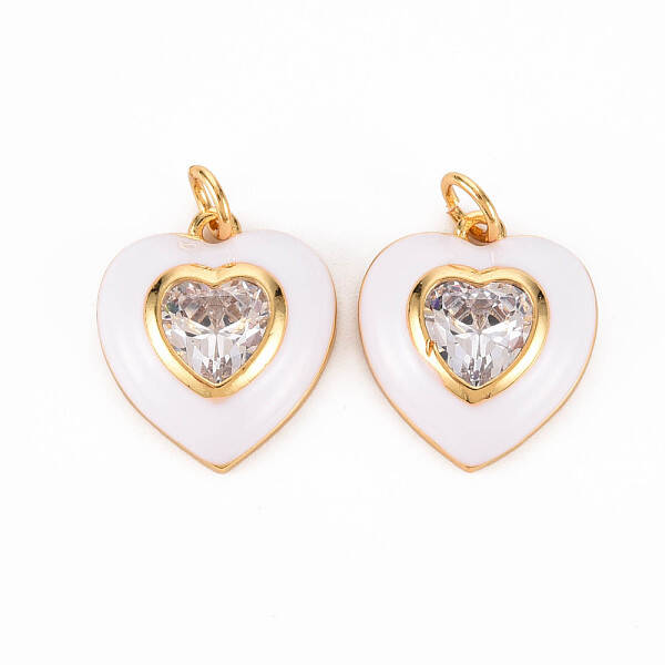 Brass Enamel Pendants