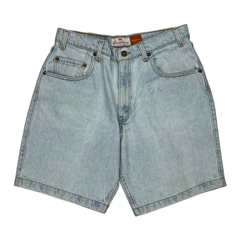 Brown Tab Signature By Levis Denim Shorts - 33W 9L Light Wash Denim