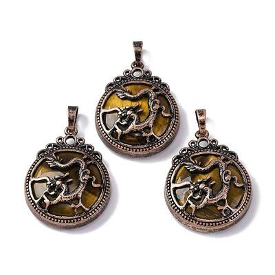 Natural Tiger Eye Pendants