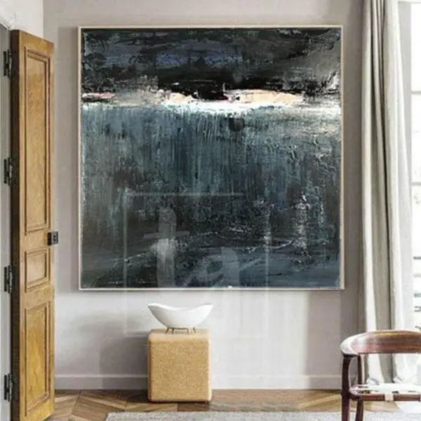 Original Abstract Painting Contemporary Acrylic Abstract Art On Canvas | THE POWER OF THE ELEMENTS