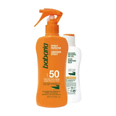 Babaria Spray solare Spf50 200ml Set 2 pezzi