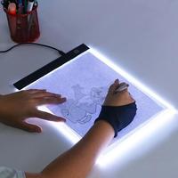 LED Drawing Tablet, Multifunctional Adjustable Brightness Drawing Tablet, Game Drawing Tablet  Board, Portable Drawing Art Su...