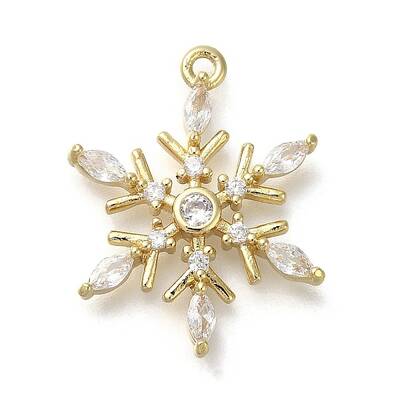 Rack Plating Brass Micro Pave Cubic Zirconia Pendants