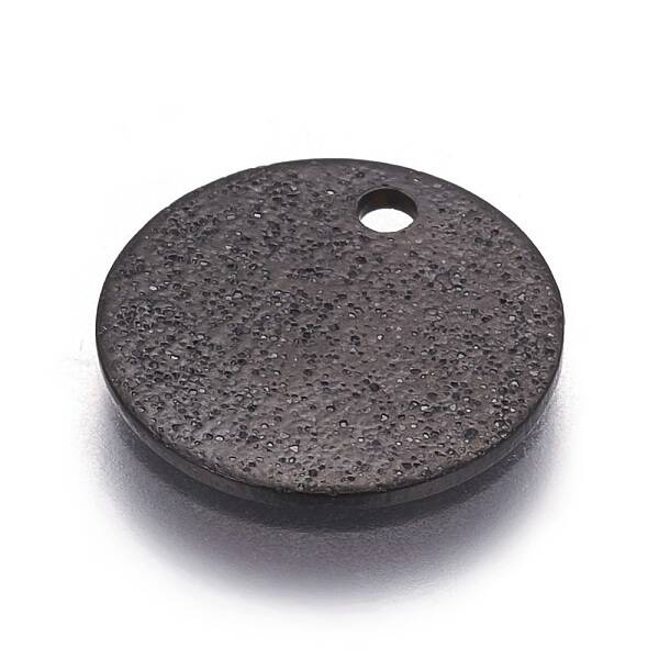 304 Stainless Steel Textured Pendants