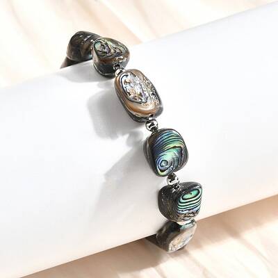 Abalone Shell Beads Stretch Bracelets