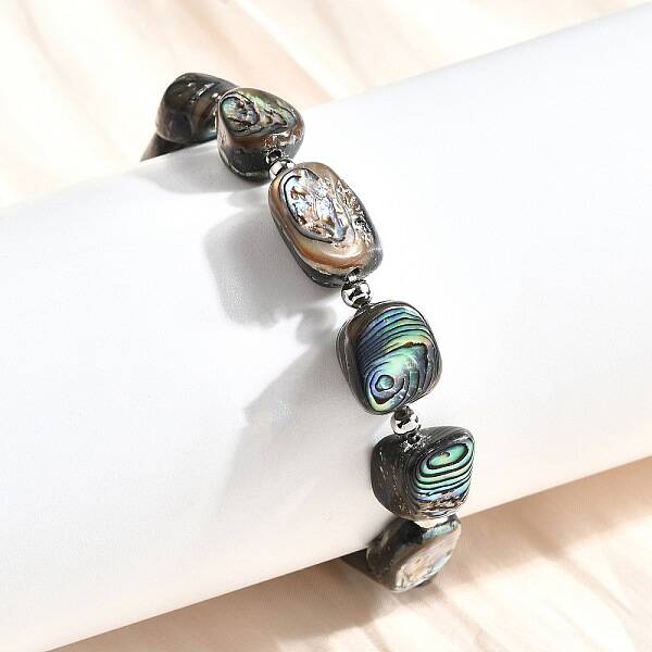 Abalone Shell Beads Stretch Bracelets