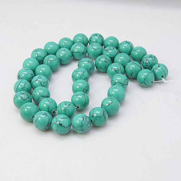 Synthetic Turquoise Beads Strands