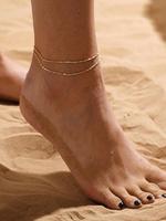 Women's Elegant Minimalist Anklet, Gifts for Wife, Exquisite Trendy Anklet, Chic All-match Body Jewelry As Gift for Girlfrie...