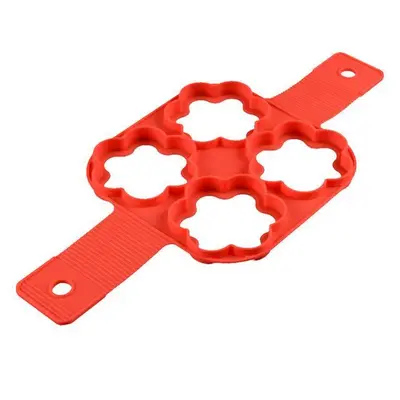 Silicone Non Stick Fantastic Egg Pancake Maker Ring Kitchen Baking Omelet Molds Flip Cooker Egg Ring Mold | style: 2