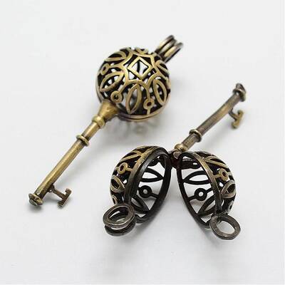 Brass Locket Pendants