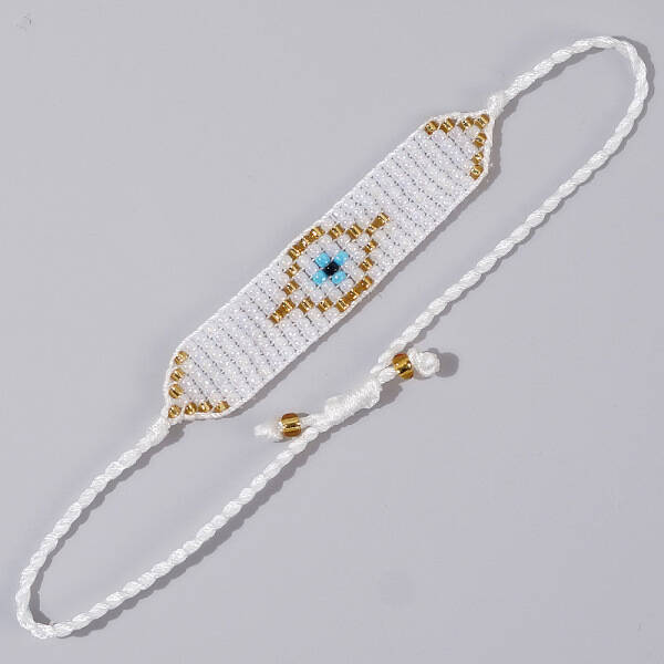 Bohemian Style Beaded Devil Eye Bracelet for Women