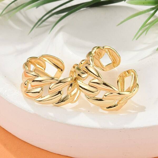 Brass Cuff Rings for Women