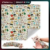 【Dealsforyoudays】Cat Grooming Wrap – Self-Adherent Anti-Scratch Swaddle Restraint Bag for Stress-Free Nail Clipping, Me...