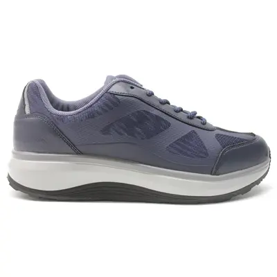 Joya Cancun II Textile Leather Men's Lace Up Shoes - Blue - Size:US 8 Men