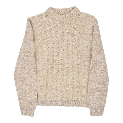 Unbranded Jumper - Small Cream Wool Blend