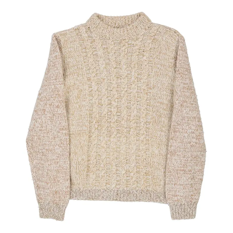 Unbranded Jumper - Small Cream Wool Blend
