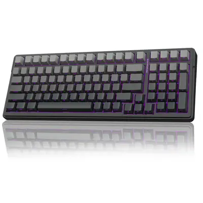 AULA F99 Pro Wireless Mechanical Keyboard,Gasket Hot Swappable Custom Keyboard,RGB Backlit,Pre-lubed Linear Switches,Side Pri...