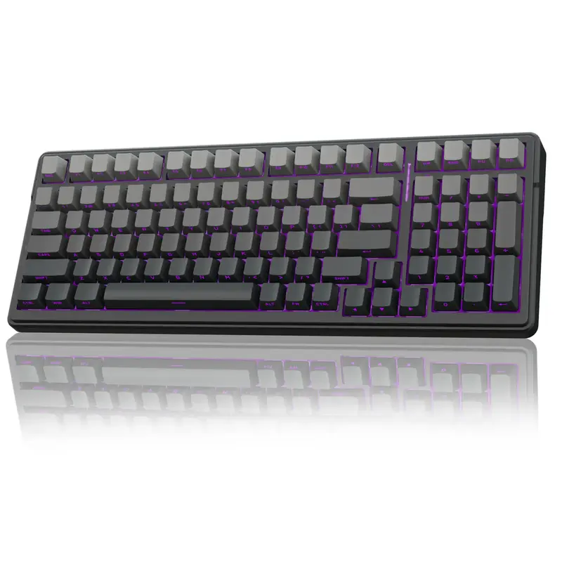 AULA F99 Pro Wireless Mechanical Keyboard,Gasket Hot Swappable Custom Keyboard,RGB Backlit,Pre-lubed Linear Switches,Side Pri...