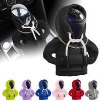 Car Gear Shift Hoodie, Funny Mini Hoodie Car Decor, Winter Warm Universal Fit Shift Knob Cover, Car Interior Accessories Gift...
