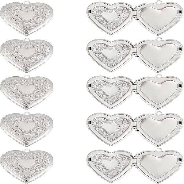 304 Stainless Steel Locket Pendants