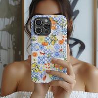 Fruit Pattern Phone Case, Creative Design Phone Protective Cover, Phone Accessory Compatible with iPhone 11 12 13 14 15 16 Pr...