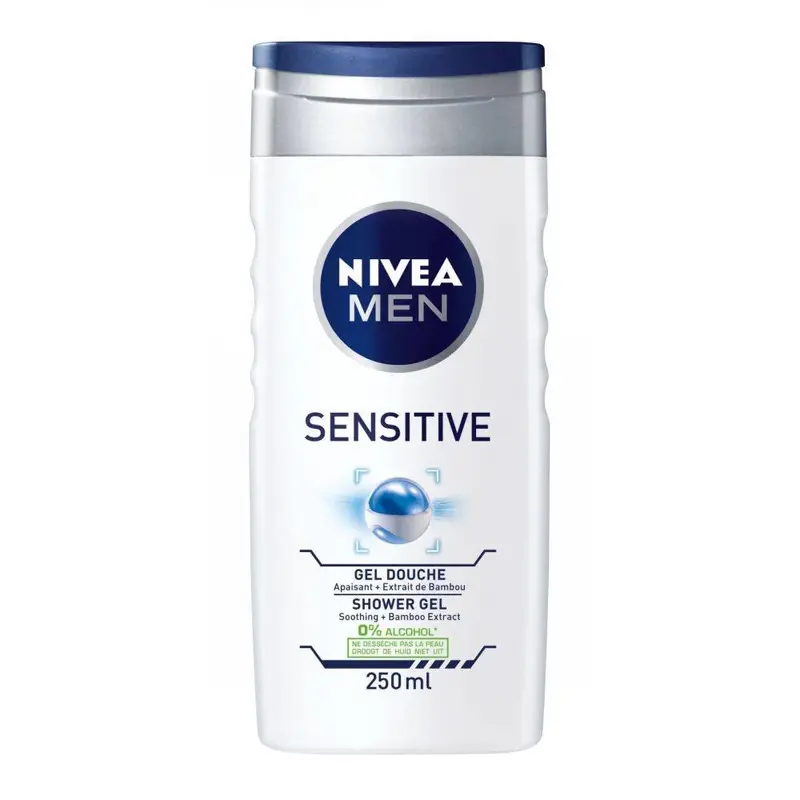 Nivea Sensitive Alcohol Free Moisturizing Shower Gel 250 ml