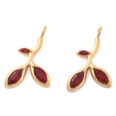 304 Stainless Steel Rhinestone Pendants
