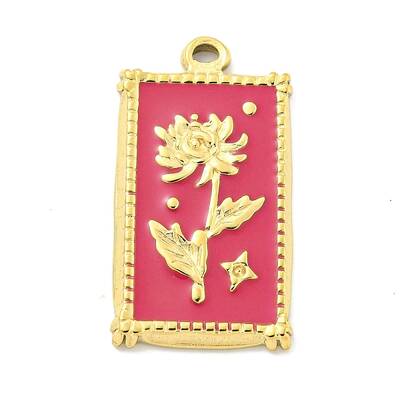 Real 18K Gold Plated PVD Vacuum Plating 304 Stainless Steel Pendants