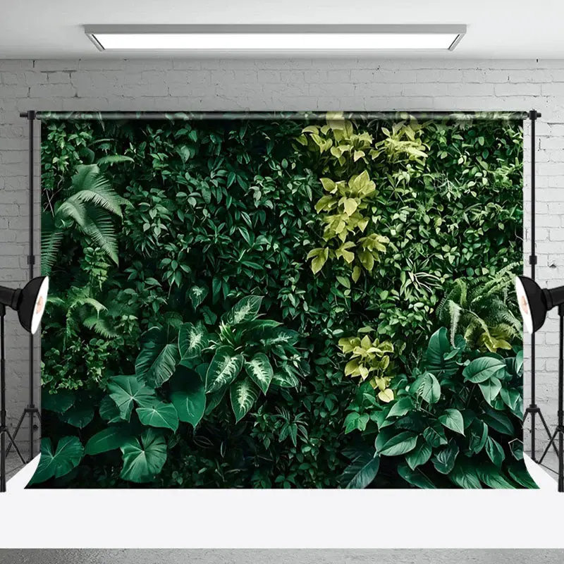 Dense Natural Plant Leaves Spring Backdrop For Photo - Aperturee