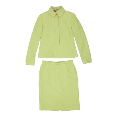 Dolce & Gabbana Full Suit - Medium Green Silk | Size: medium