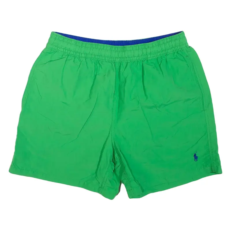 POLO RALPH LAUREN Mesh Lined Mens Swimming Shorts Green M W30