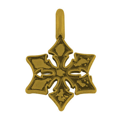 Snowflake Alloy Pendants