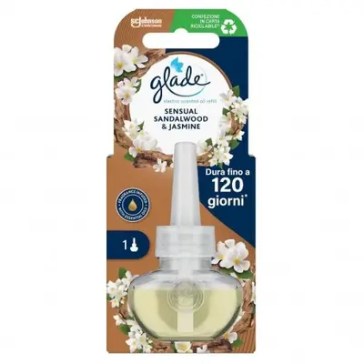 Glade Electric Essential Oil Liquid Refill Sensual Sandalwood and Jasmine 20 ml