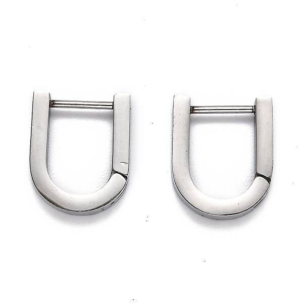 Tarnish Resistant 304 Stainless Steel Huggie Hoop Earrings