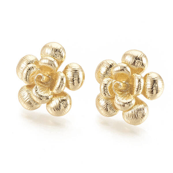 Brass Stud Earrings Findings