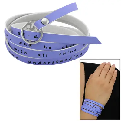 Trust In The Lord Wrap Bracelet - Single