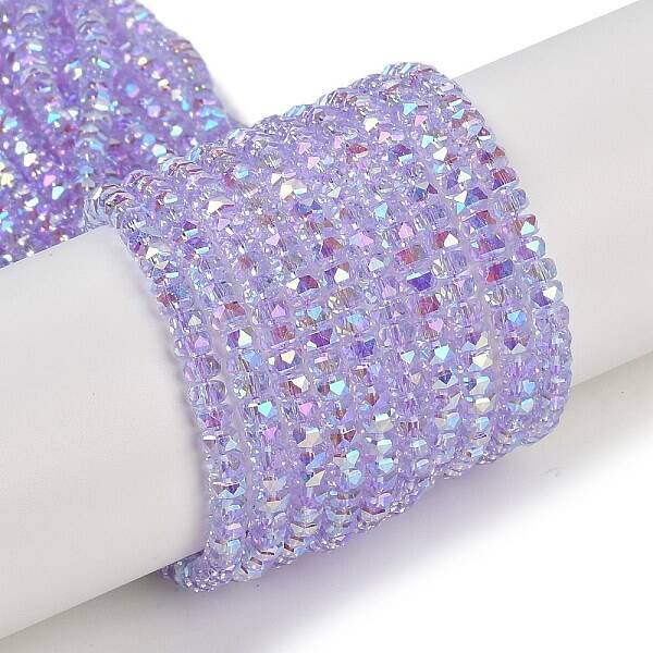 Electroplate Glass Beads Strands