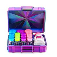Vial Case holds 12 x 3ml Vials, 3 x 5 ml Vials, and one 30ml BAC water container, for peptide and glp1 research (accessories ...