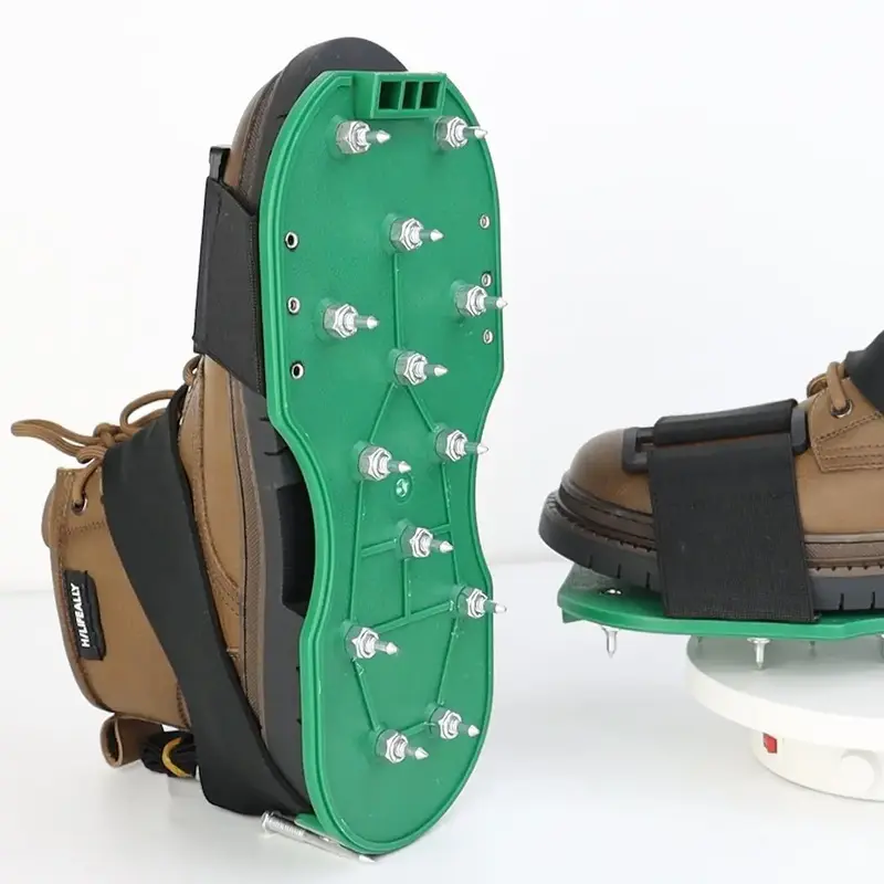 Gunite Spiked Shoes, Fully Assembled Epoxy Shoes, Professional Garden Tools for Epoxy Garage Floors, Overlays, Cover Installa...