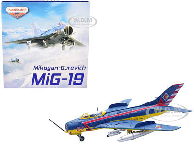 Mikoyan-Gurevich MiG-19S Farmer C Fighter Aircraft 1 Staffel/JG-3. Preschen. 5th World Aerobatic Championships (1968) Wing...
