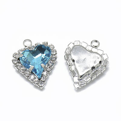 Glass Rhinestone Pendants