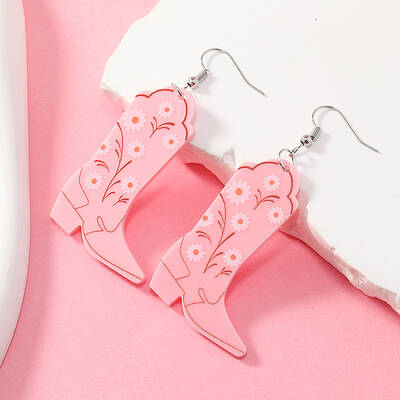 Cartoon Acrylic Dangle Earrings