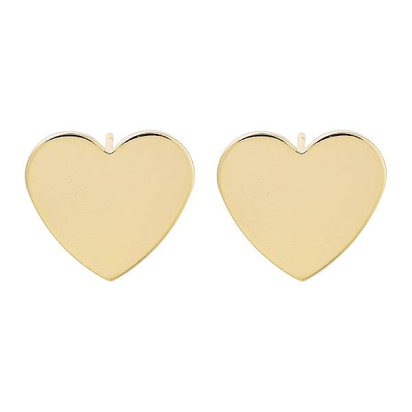 Brass Stud Earrings Findings