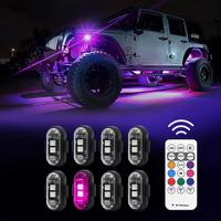 Wireless LED Strobe Light, Rechargeable Waterproof Anti-collision LED Emergency Warning Light for Motorcycle Drone Aircraft B...