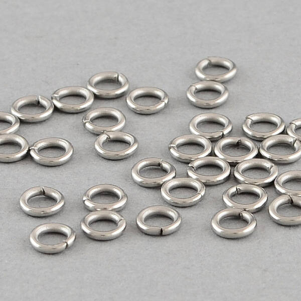 Tarnish Resistant 304 Stainless Steel Open Jump Rings