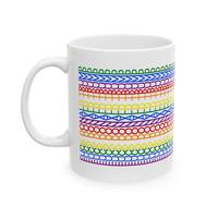 FDT Rainbow Hidden Meseage Tea Cup, Funny Meme FDT Trending Mug, Father's Day Gift Coffee Cup, Hidden Funny Message Trending ...