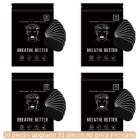 30 Packaging Upgrade 35 Packaging Super Breathable Mouth sticker，Ultra Breathable Mouth Tape One Month Supply 35 Strong Adh...