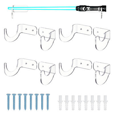 Wall-mounted Acrylic Sword Katana Holder Stand