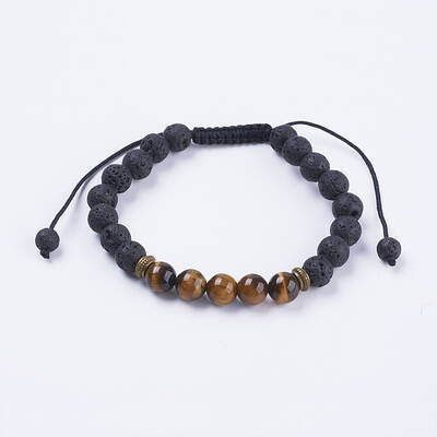 Adjustable Nylon Cord Braided Bead Bracelets